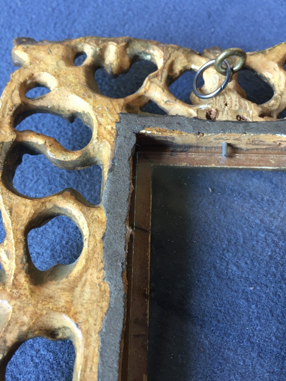Charming miniature giltwood picture frame View XIV