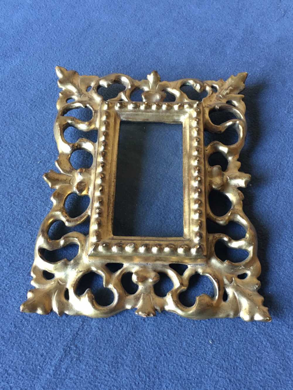 Charming miniature giltwood picture frame View XVIII