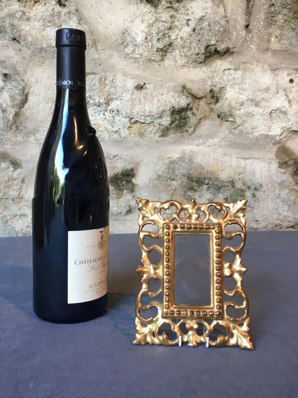 Charming miniature giltwood picture frame View XIX