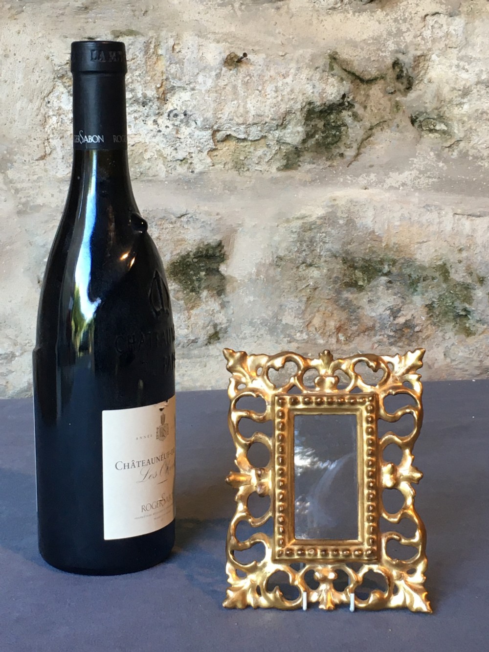 Charming miniature giltwood picture frame View XX