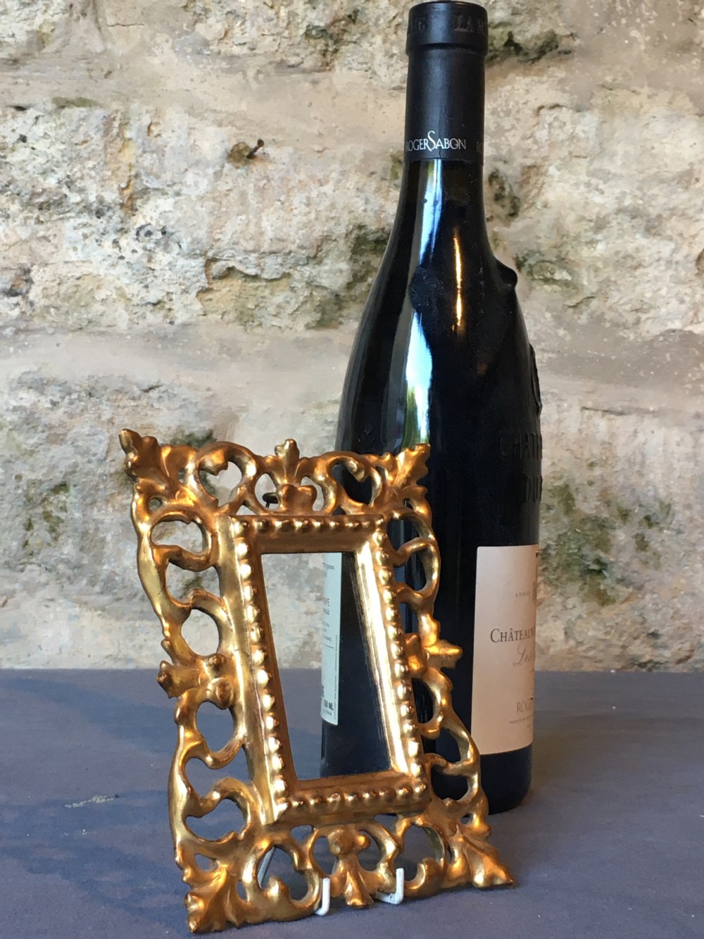 Charming miniature giltwood picture frame View XXI