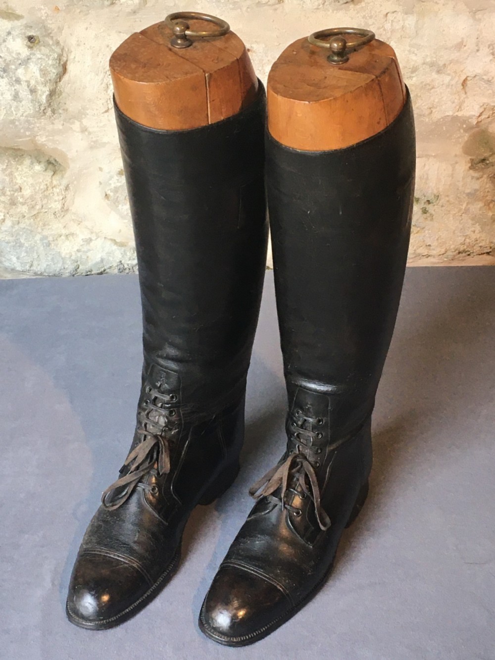 Early 20th century riding boots View III