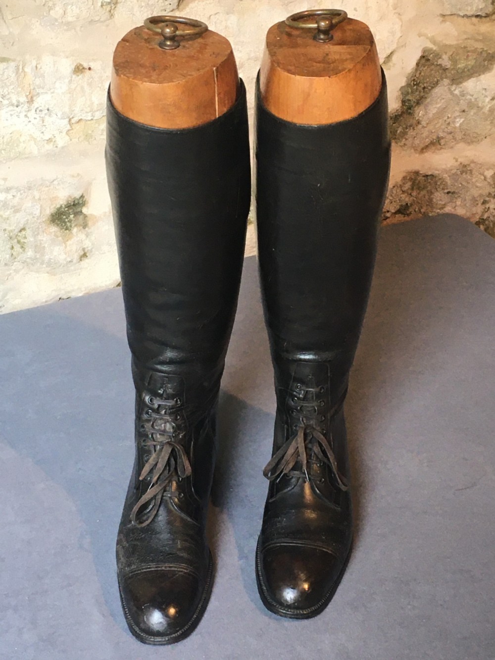 Early 20th century riding boots View IV