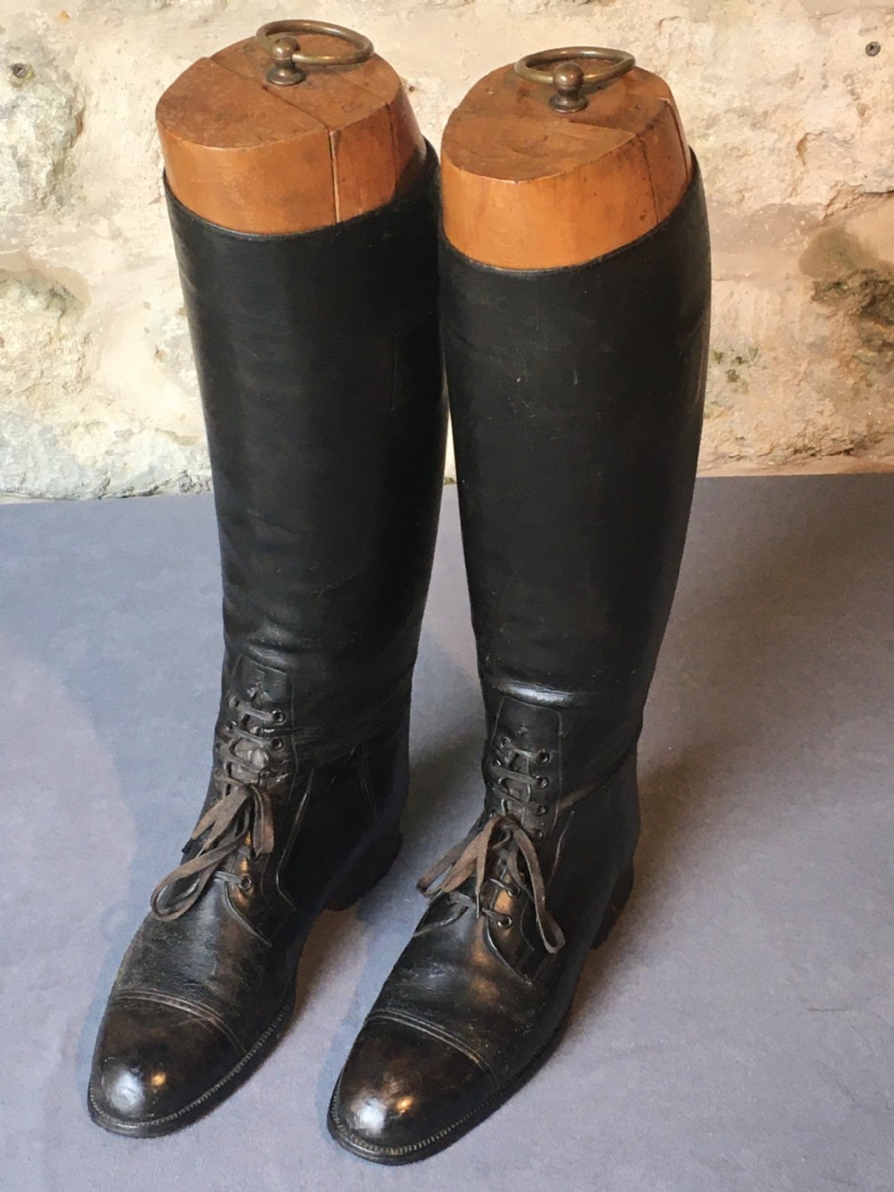 Early 20th century riding boots View V