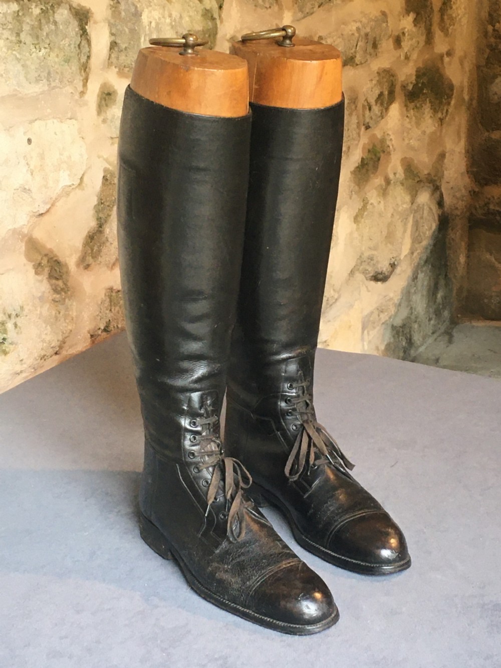 Early 20th century riding boots View X