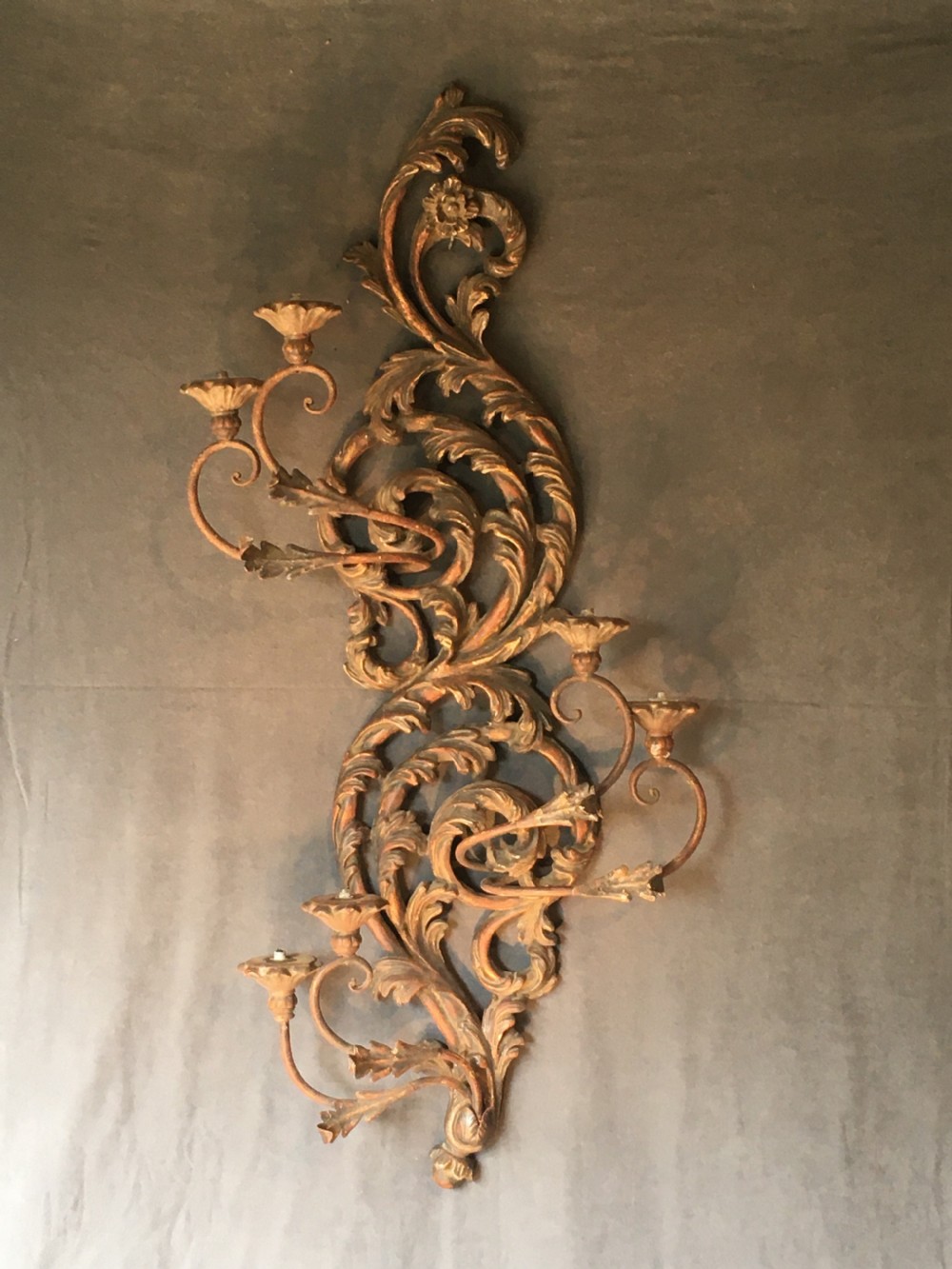 Magnificent wall sconce appliqué 