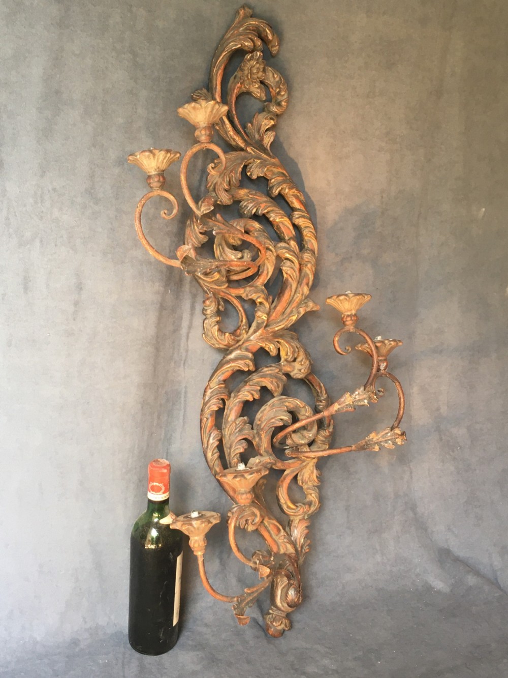 Magnificent wall sconce appliqué  View XIX