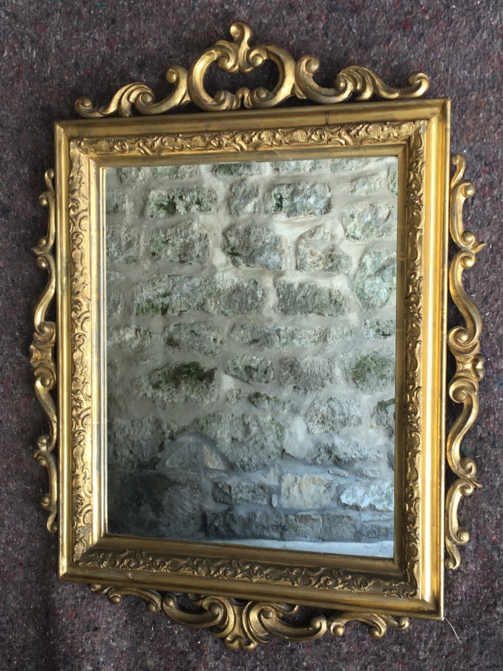 Attractive gilt framed wall mirror View IV