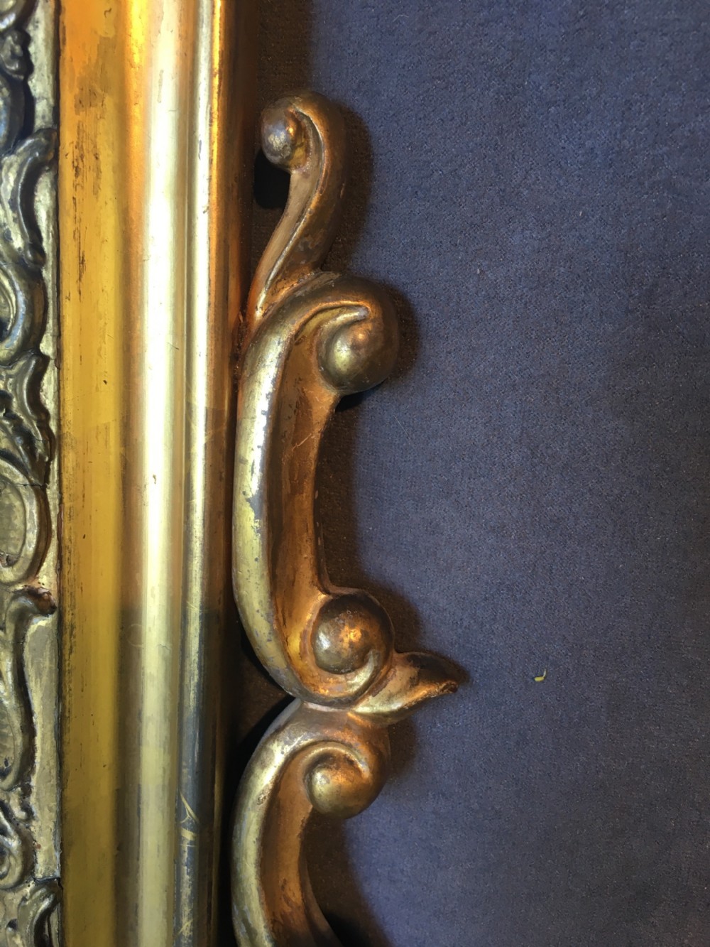 Attractive gilt framed wall mirror View XXI