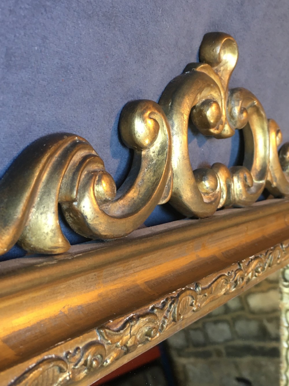 Attractive gilt framed wall mirror View XXII