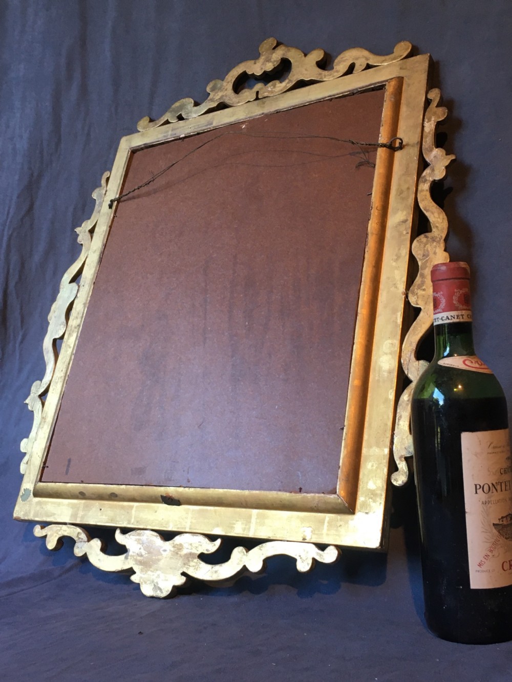 Attractive gilt framed wall mirror View XXV