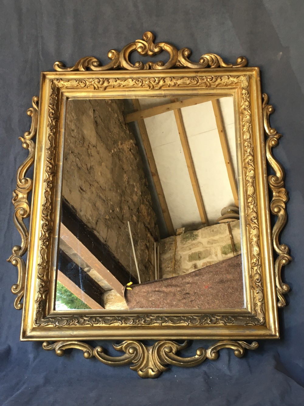 Attractive gilt framed wall mirror View XXVIII