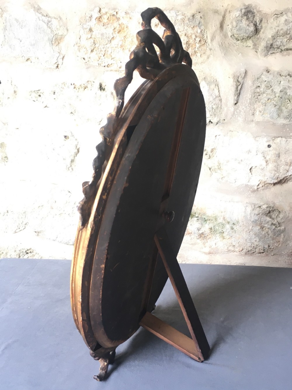 c19th oval gilt framed mirror View XXVII