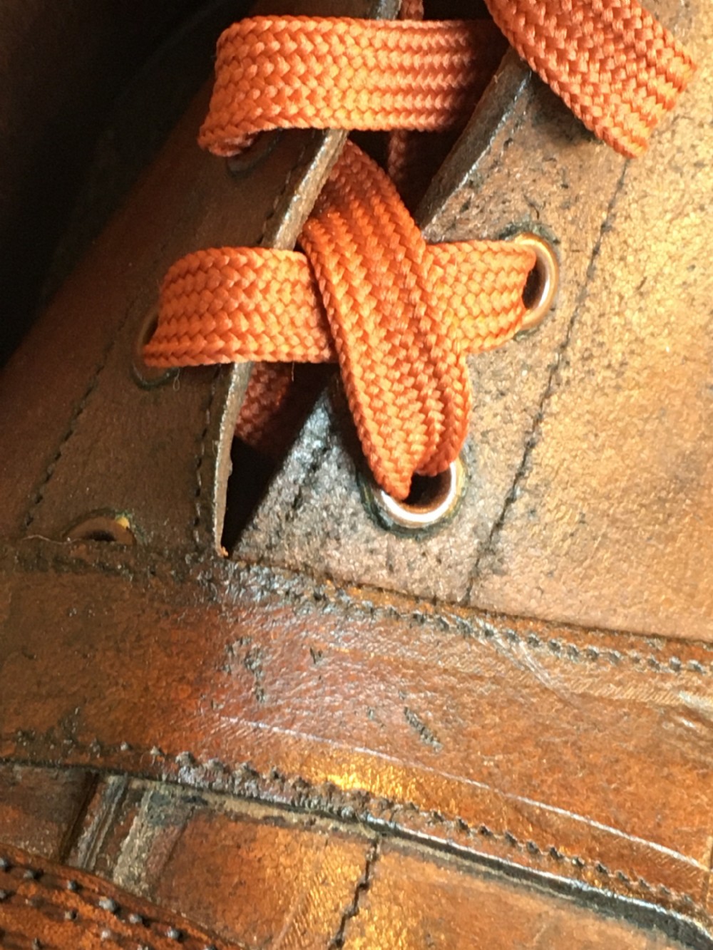 Rare pair of Edwardian football boots  View XIV