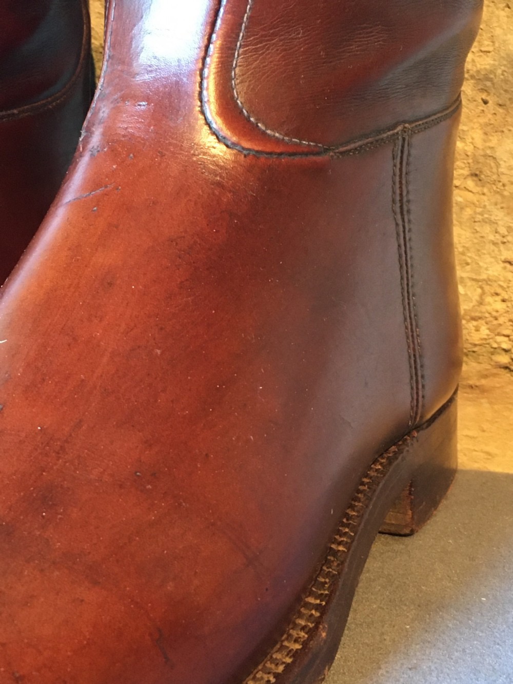 Very fine pair of riding boots View XV