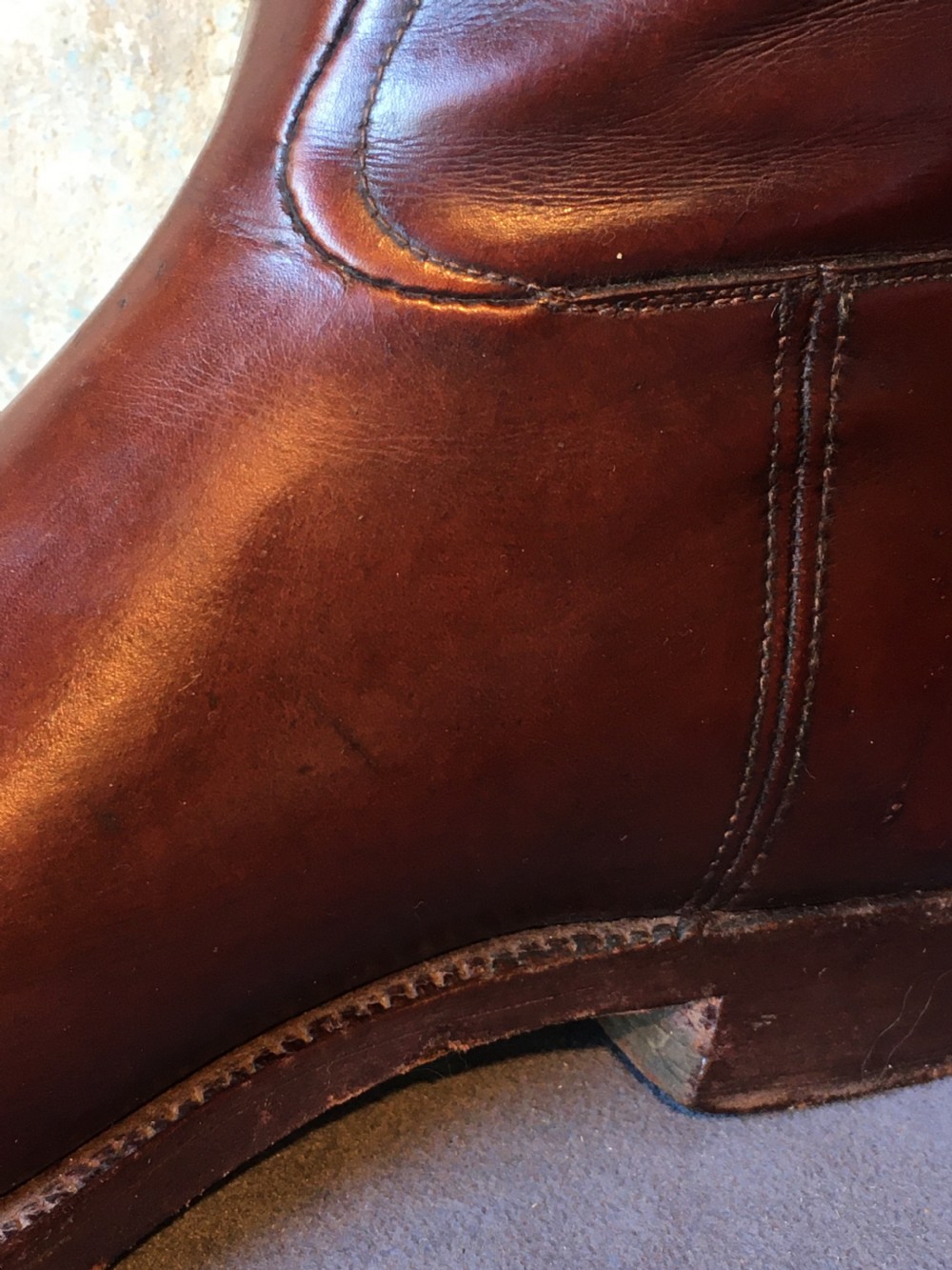 Very fine pair of riding boots View XVII