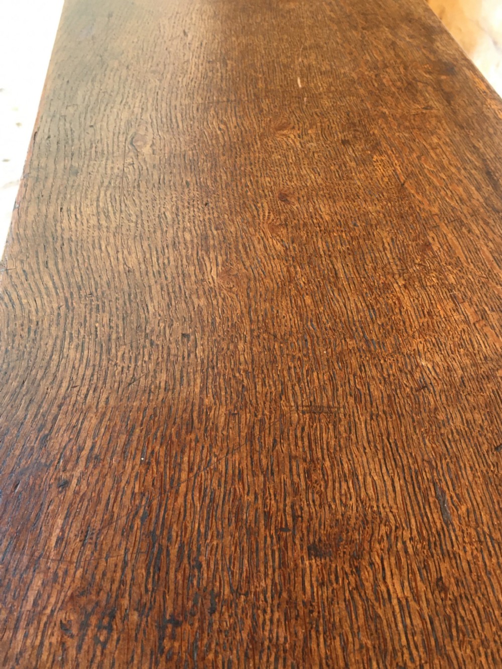  A long oak bench View XIV