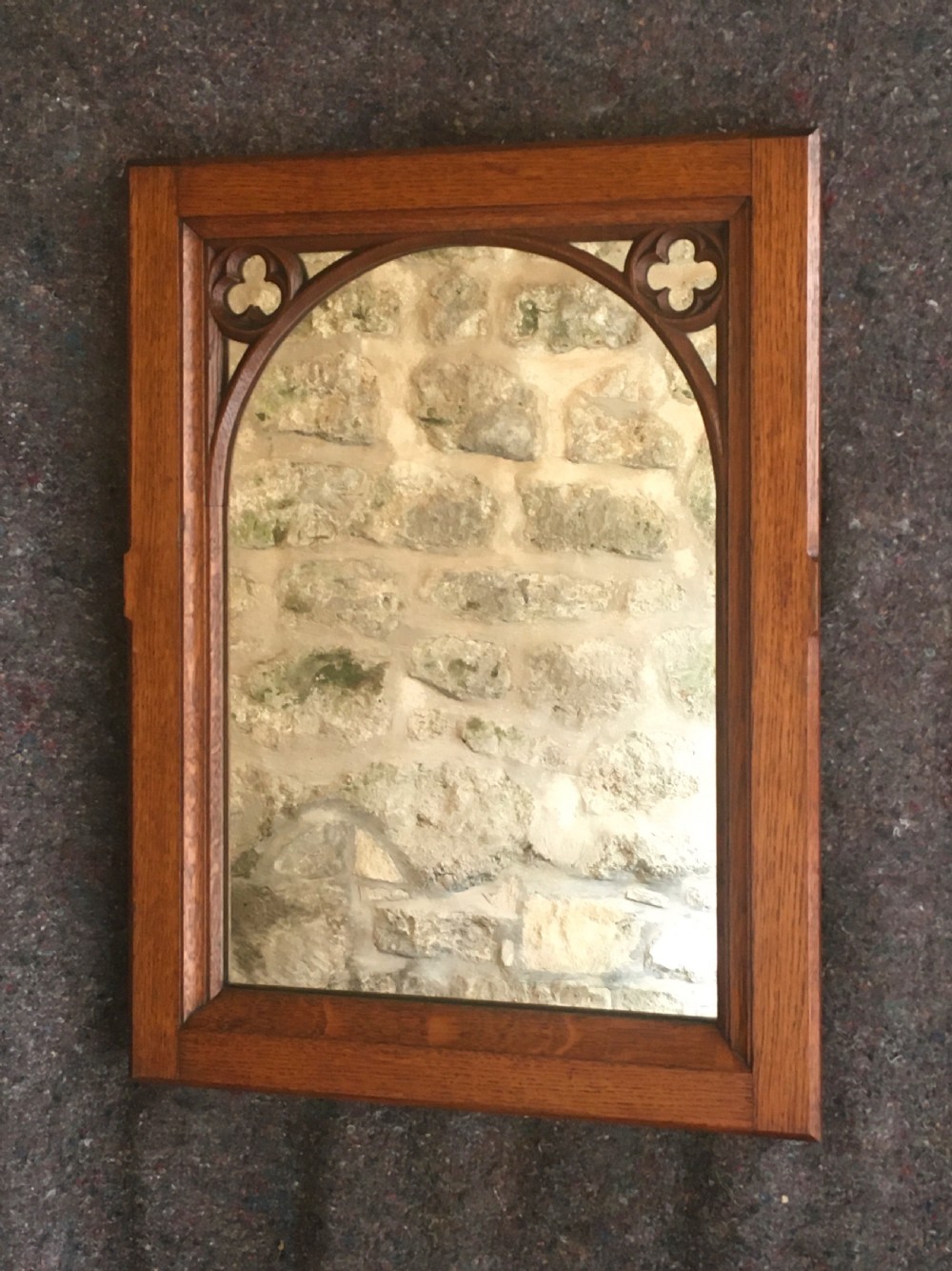 Victorian Gothic Wall Mirror View II