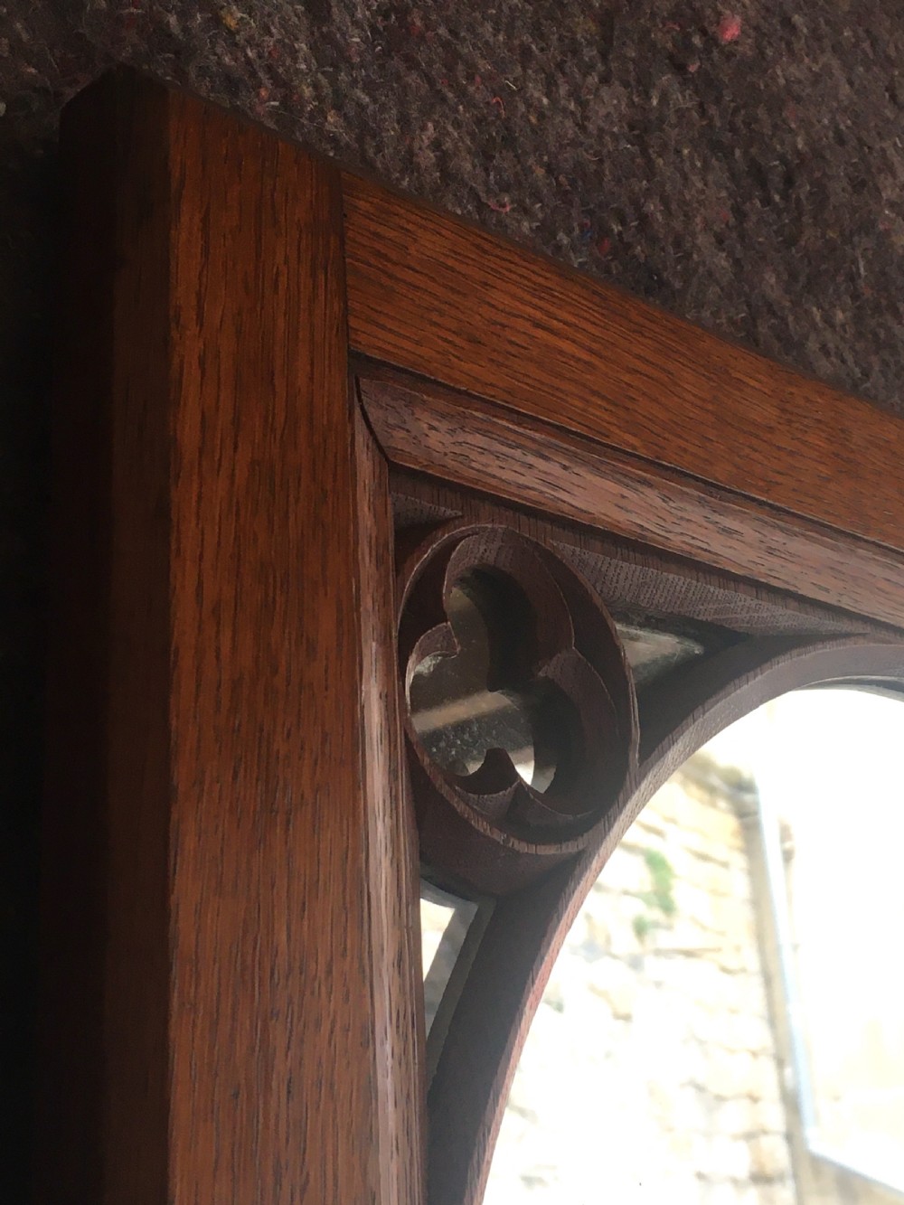 Victorian Gothic Wall Mirror View III