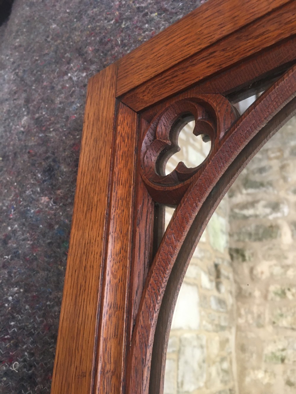 Victorian Gothic Wall Mirror View VI