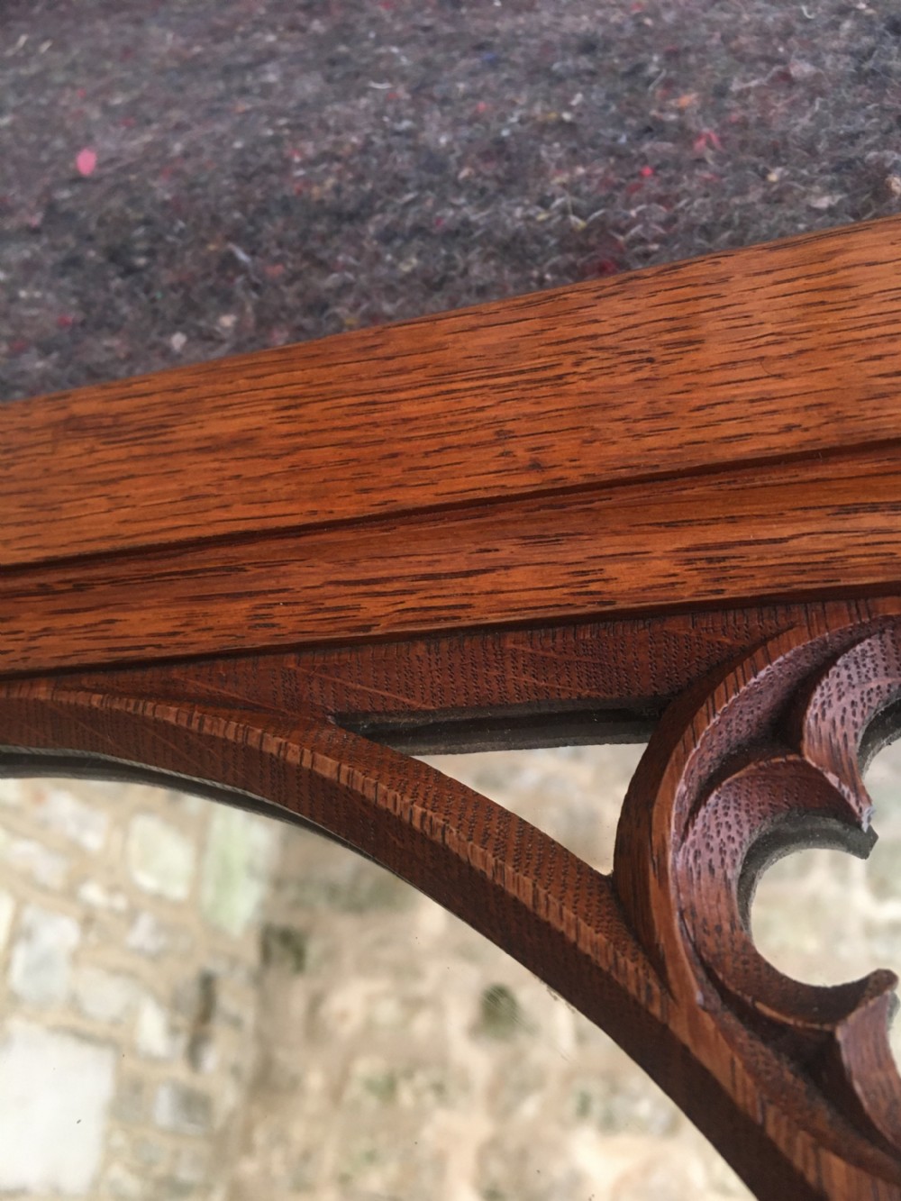 Victorian Gothic Wall Mirror View VII