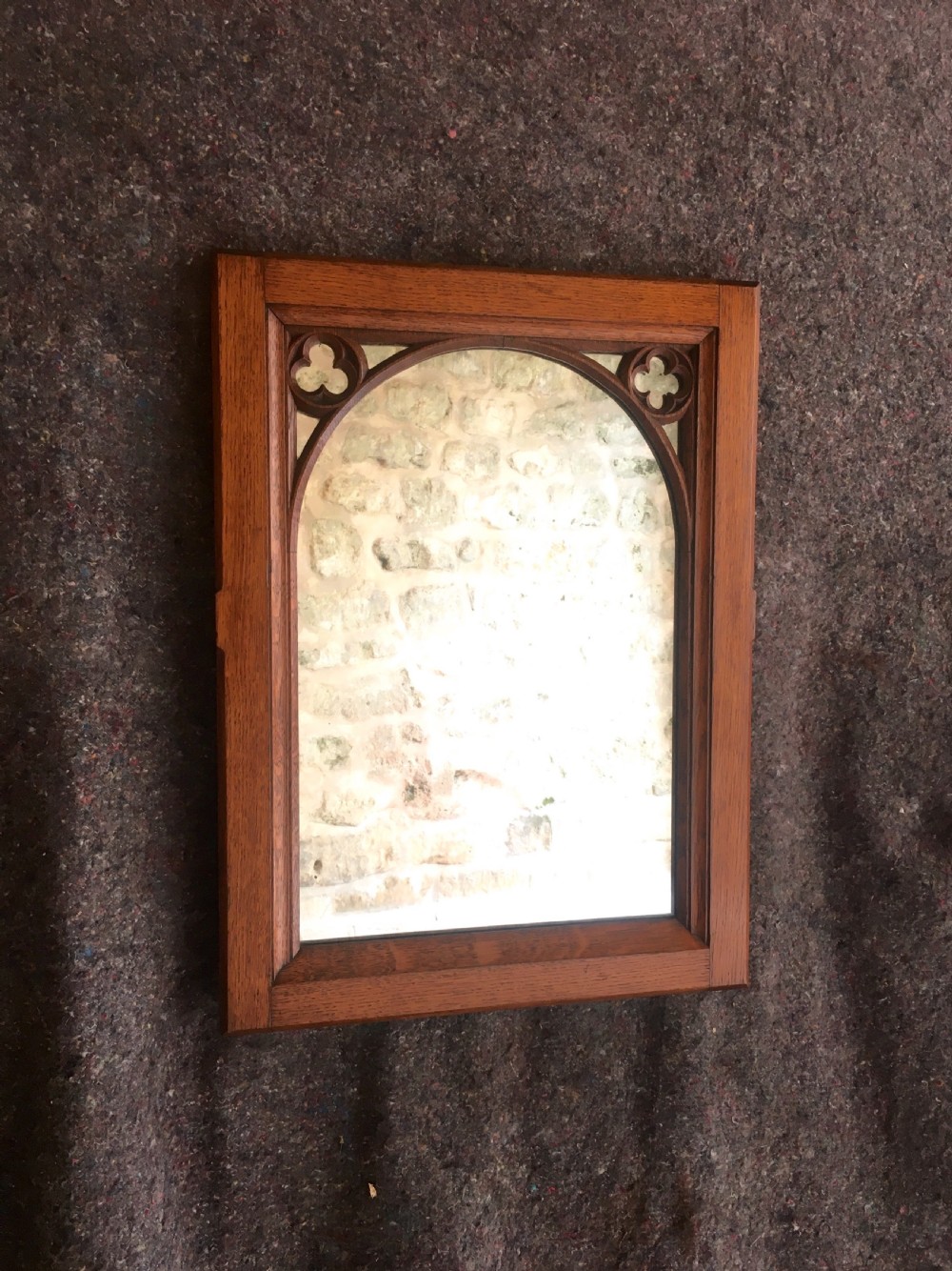 Victorian Gothic Wall Mirror View XI