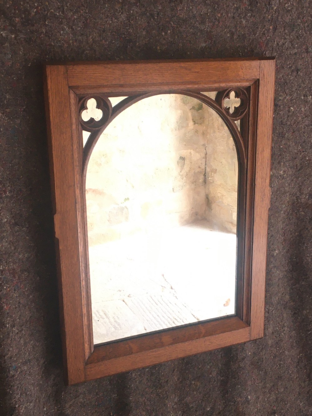 Victorian Gothic Wall Mirror View XII