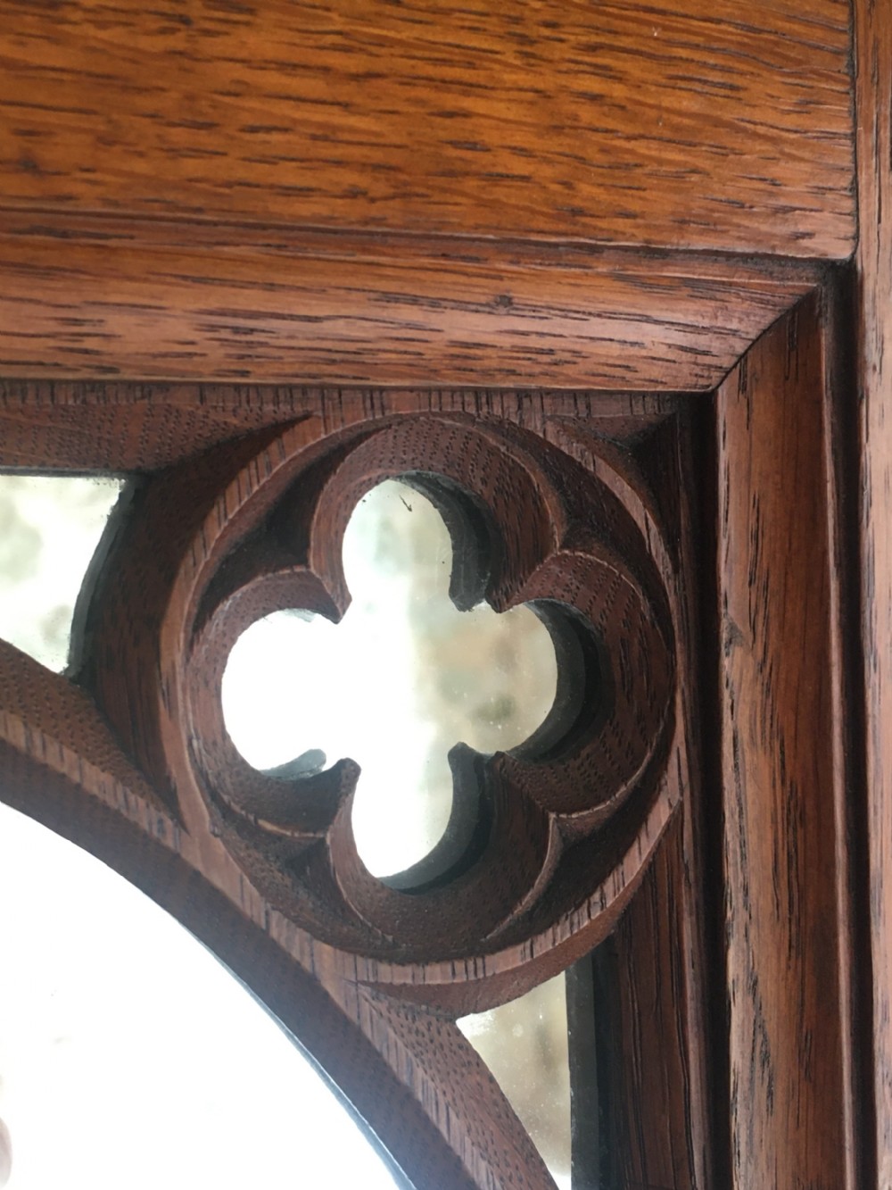 Victorian Gothic Wall Mirror View XVII