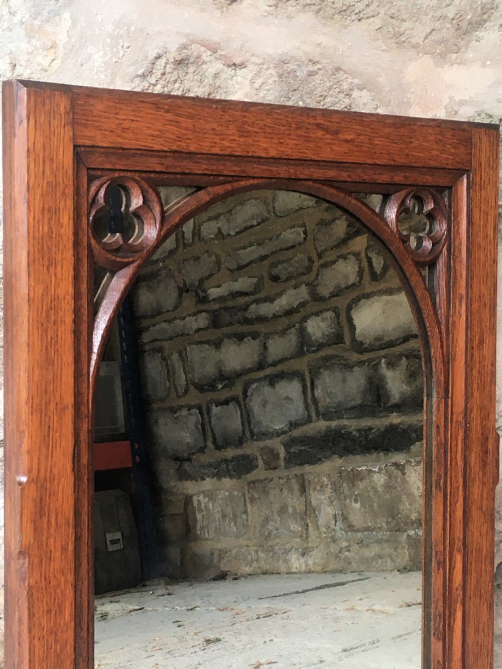 Victorian Gothic Wall Mirror View XXI