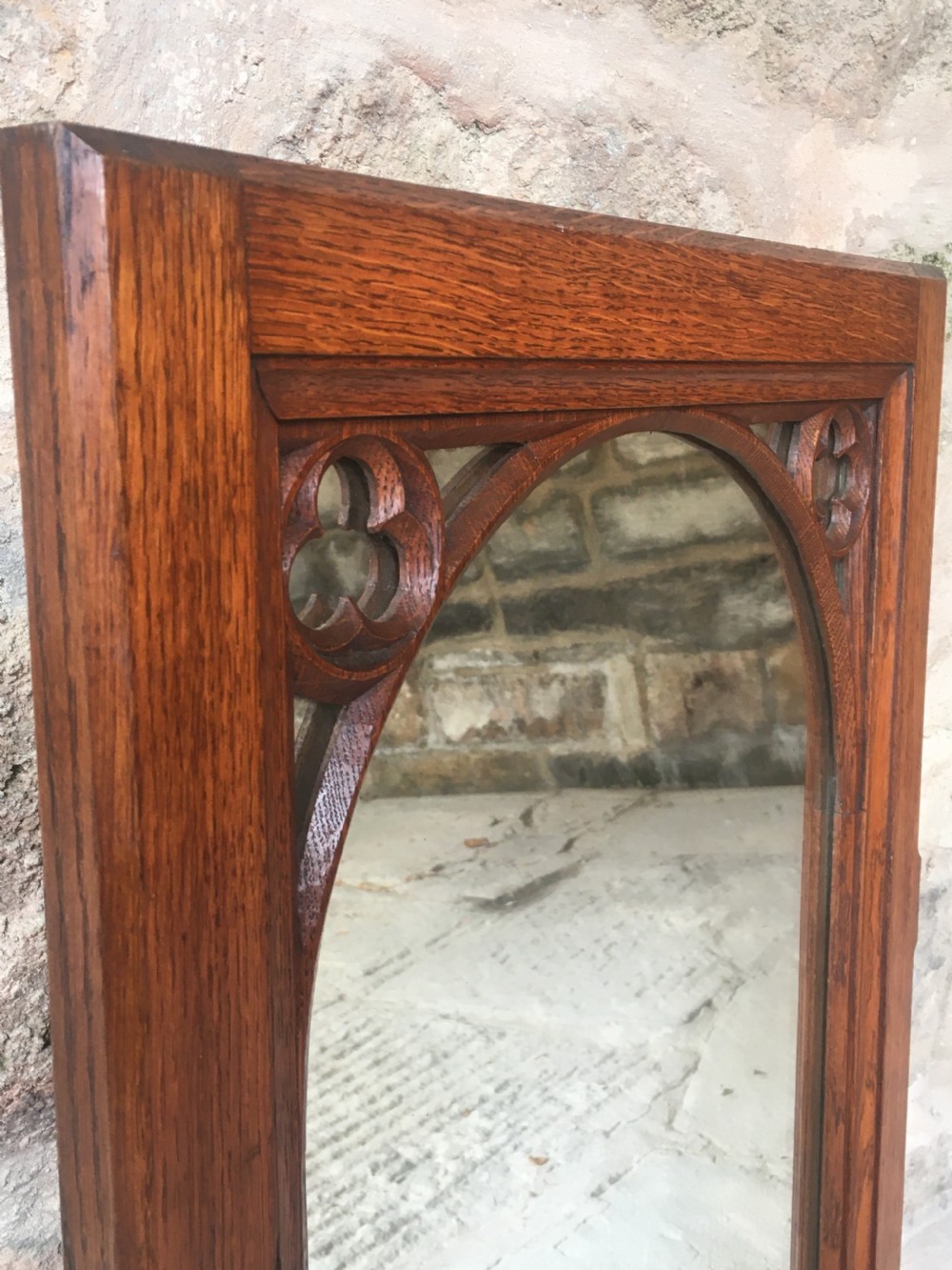 Victorian Gothic Wall Mirror View XXIII