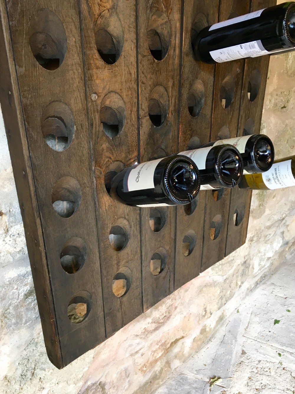 Wall-hanging 60-bottle wine rack View XIV