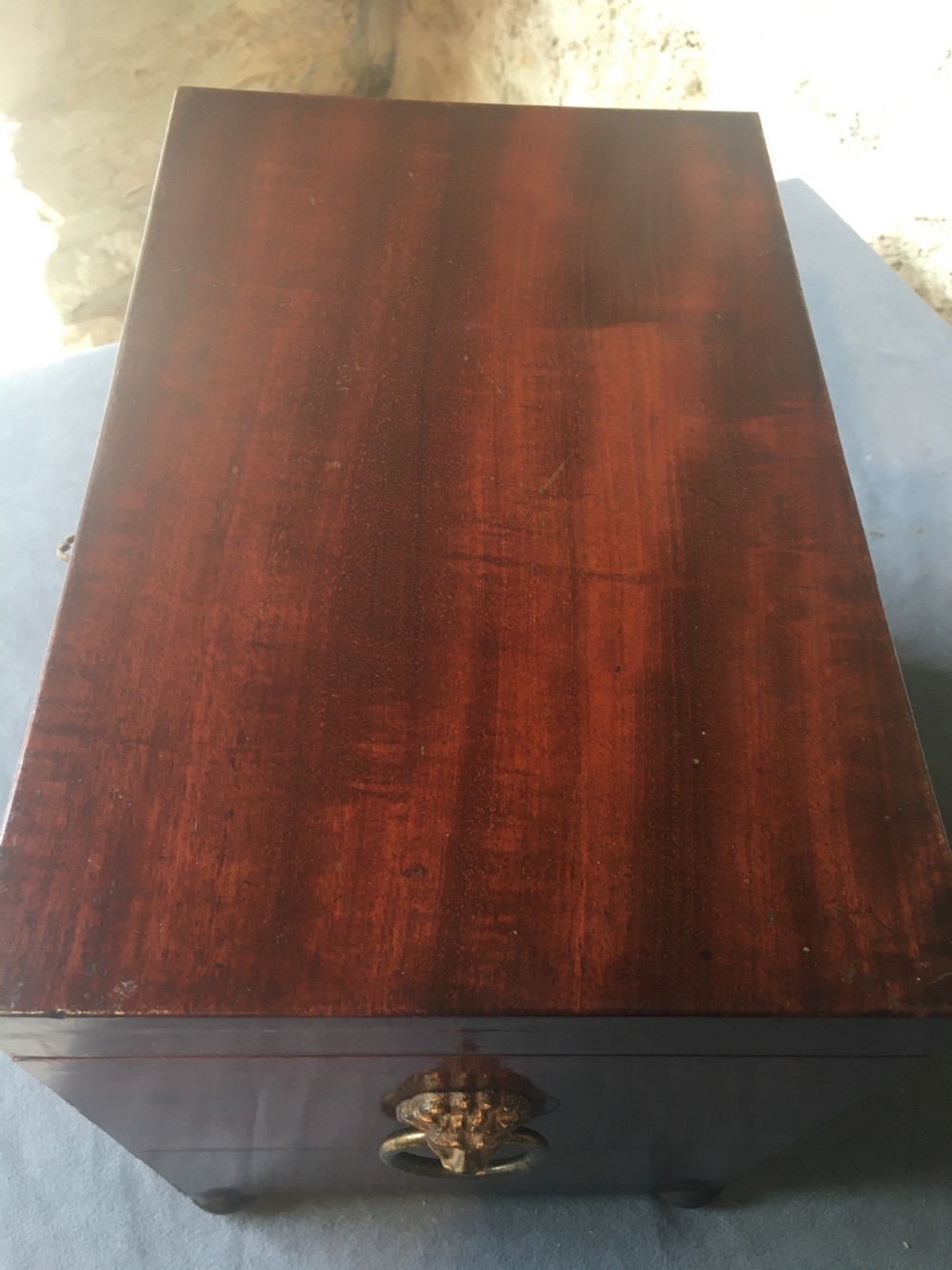 Beautiful mahogany jewellery box View XXVI