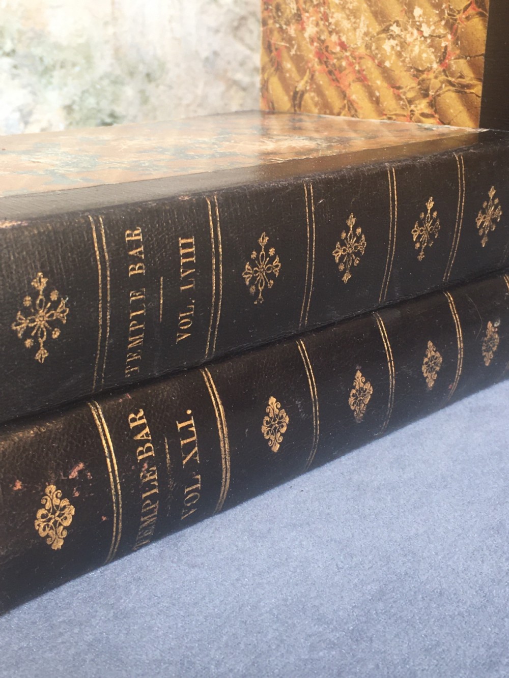 A collection of 12 leather-bound books View IV