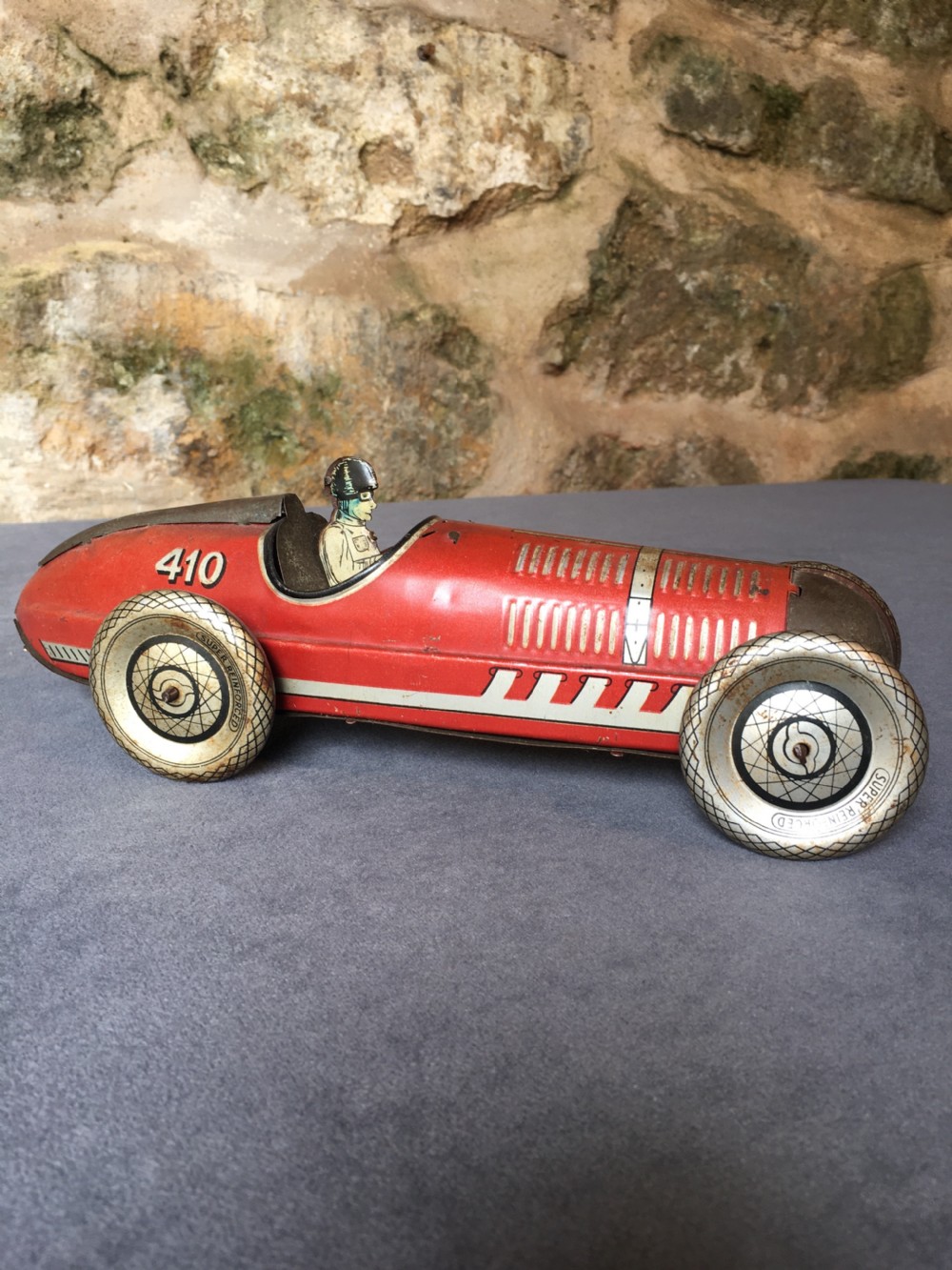 A stunning British clockwork toy racing car View III