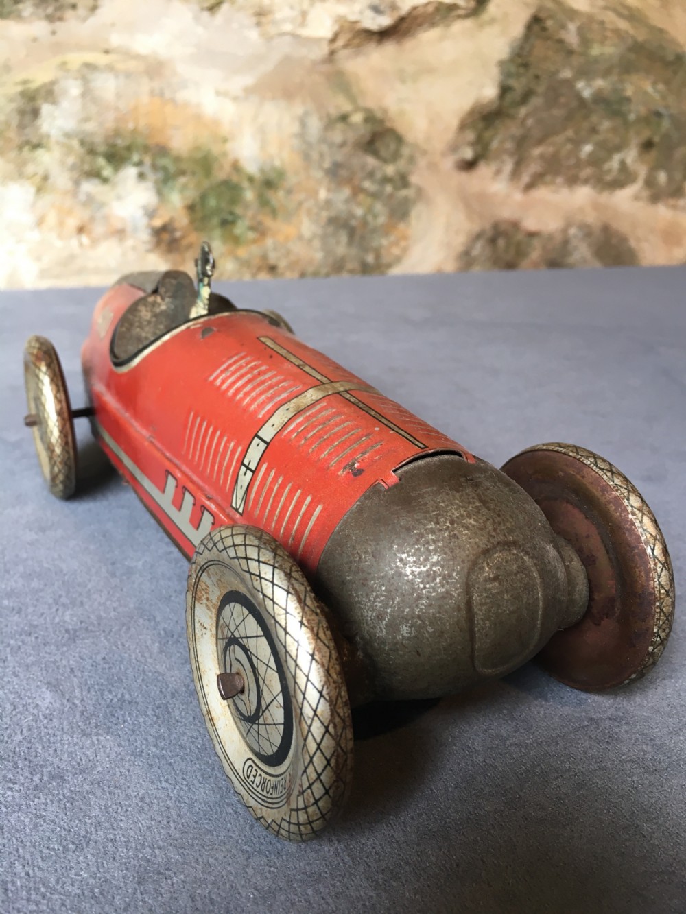 A stunning British clockwork toy racing car View IV