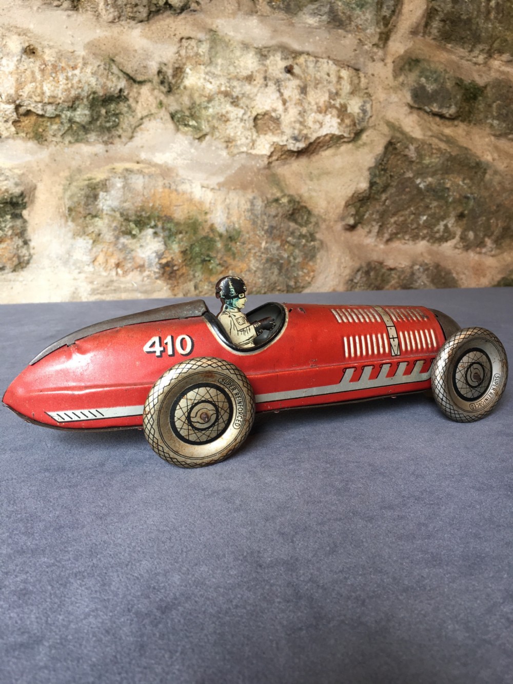 A stunning British clockwork toy racing car View V