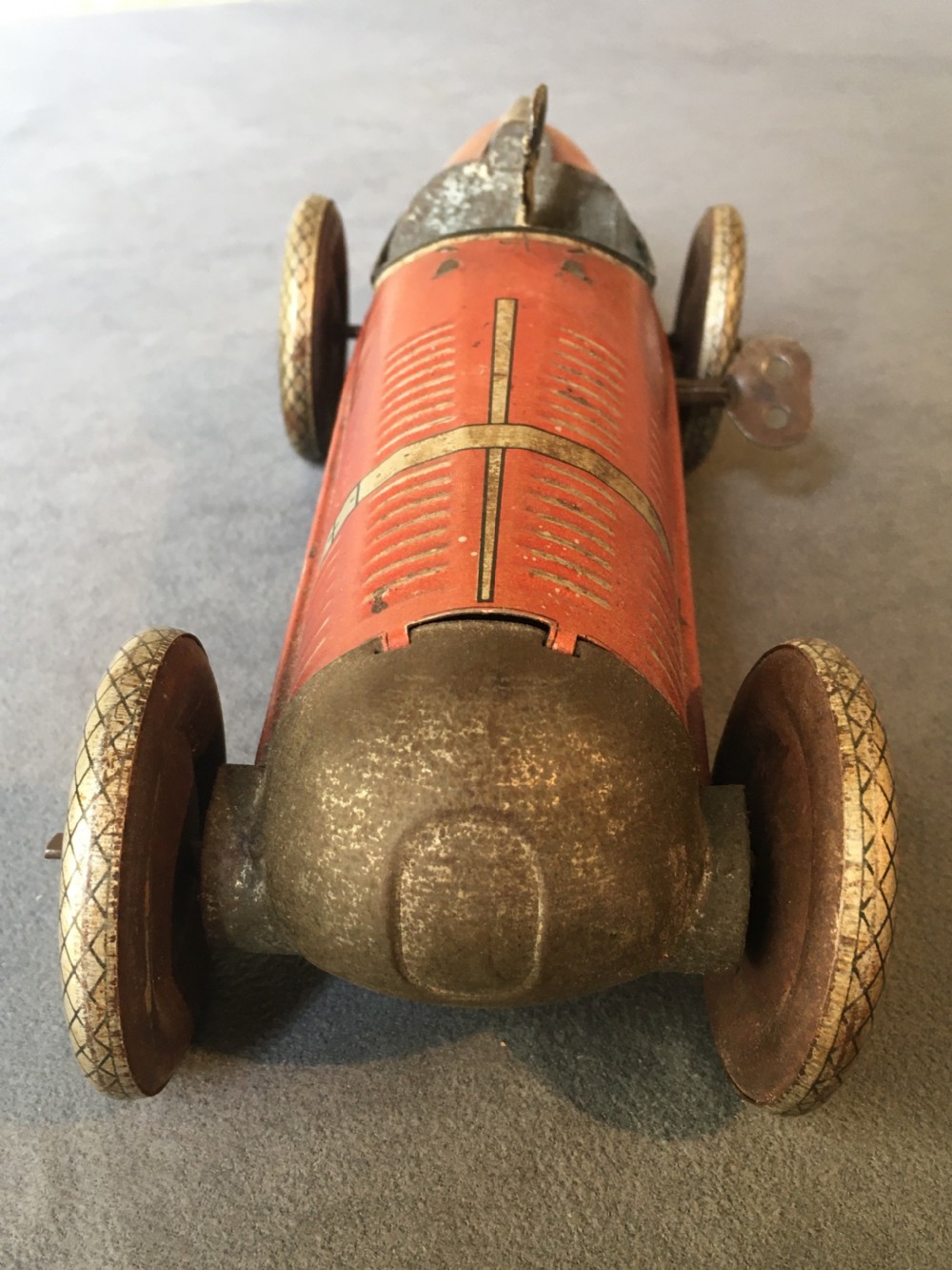 A stunning British clockwork toy racing car View VI