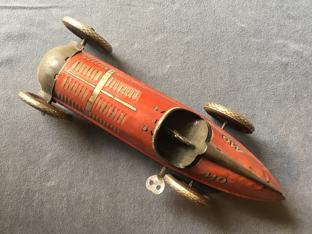 A stunning British clockwork toy racing car View VIII