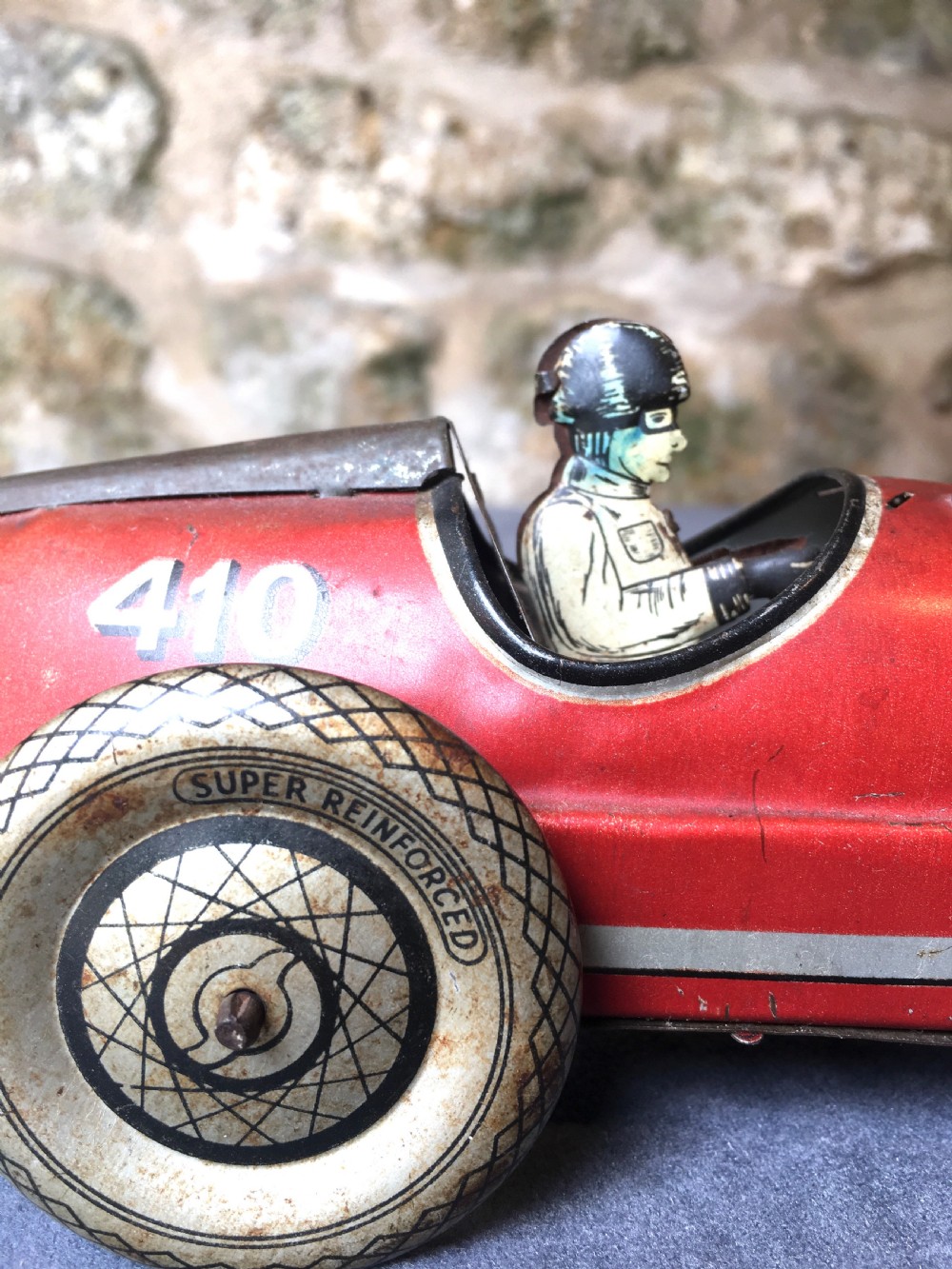 A stunning British clockwork toy racing car View IX