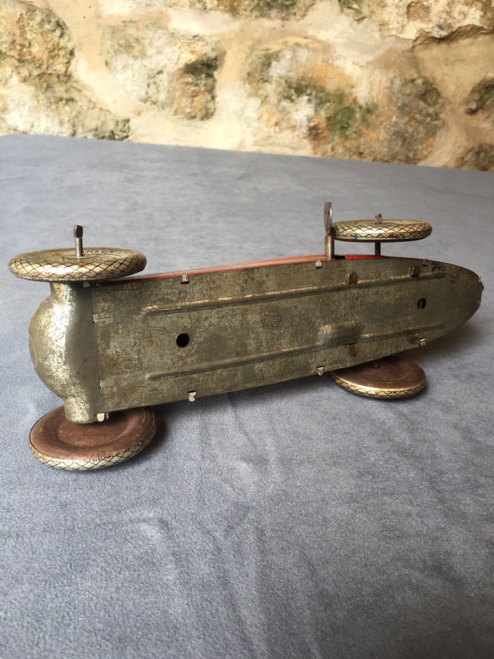 A stunning British clockwork toy racing car View XII