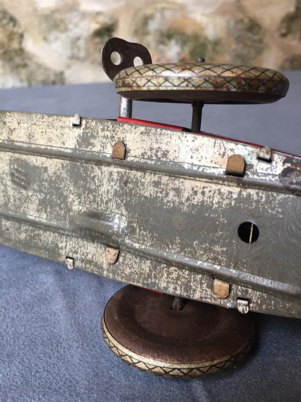 A stunning British clockwork toy racing car View XIII
