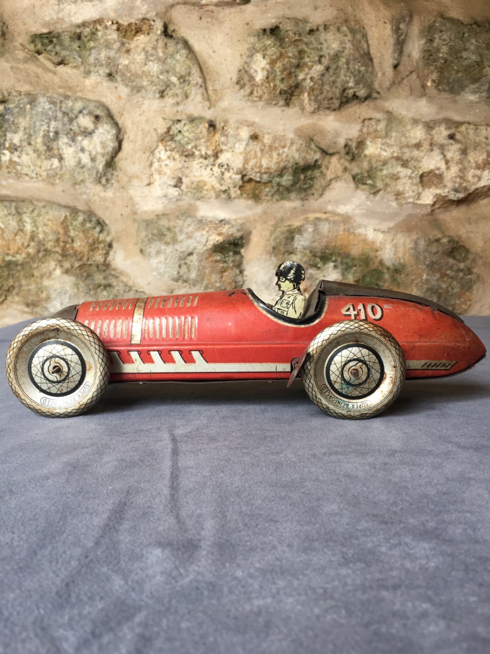 A stunning British clockwork toy racing car View XIV