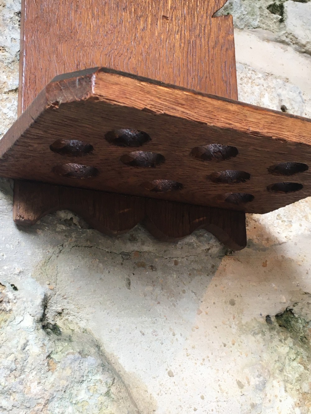 C19th spoon rack & 10 spoons View IV