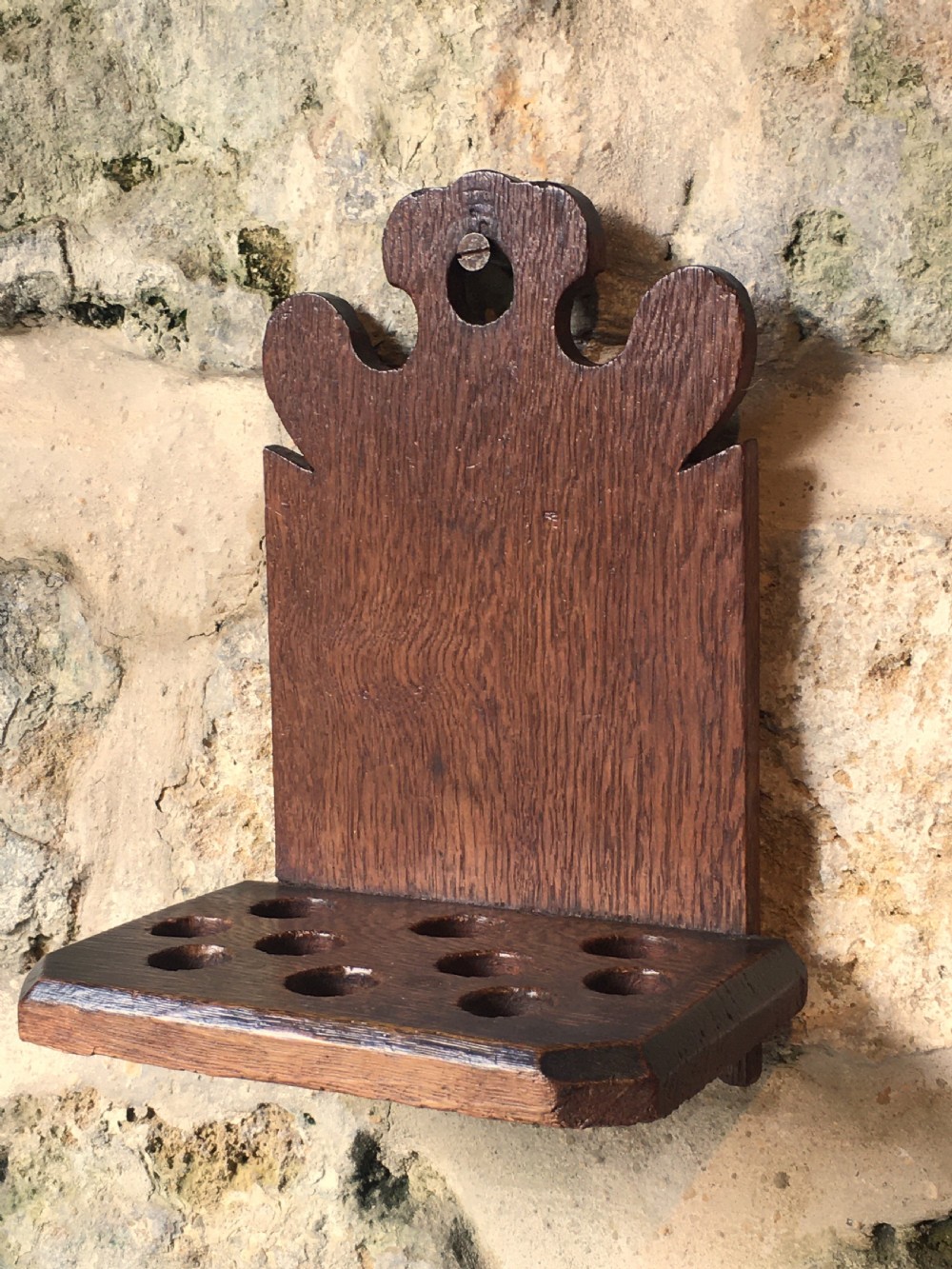 C19th spoon rack & 10 spoons View VIII