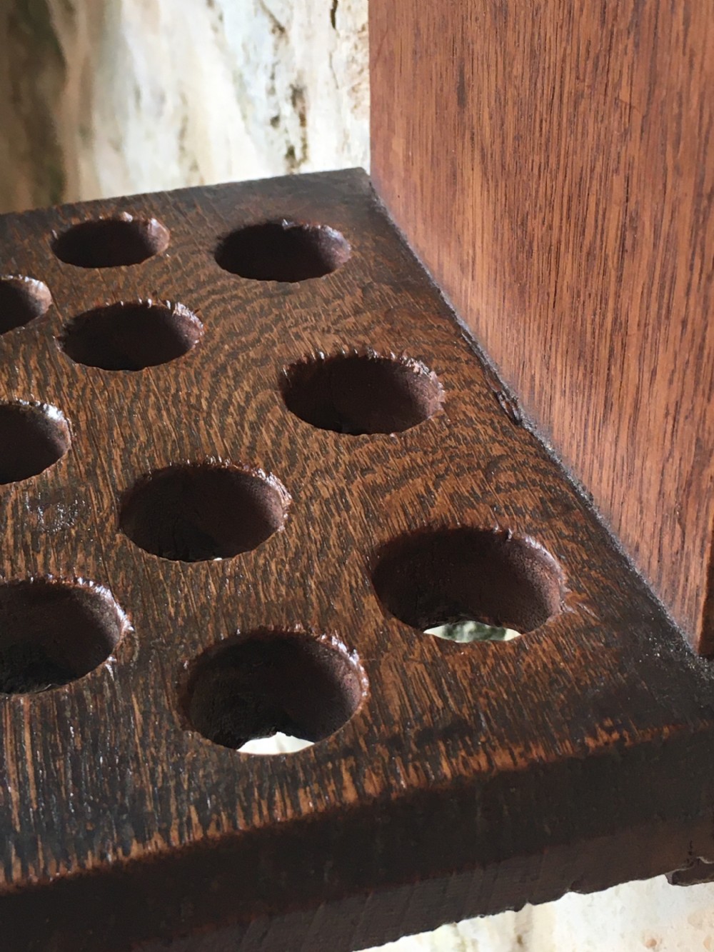C19th spoon rack & 10 spoons View XIII