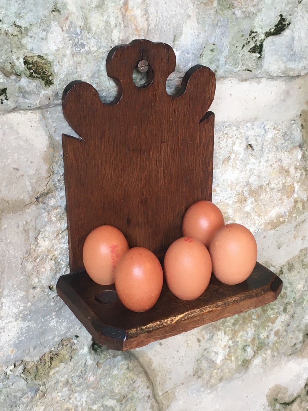 C19th spoon rack & 10 spoons View XV