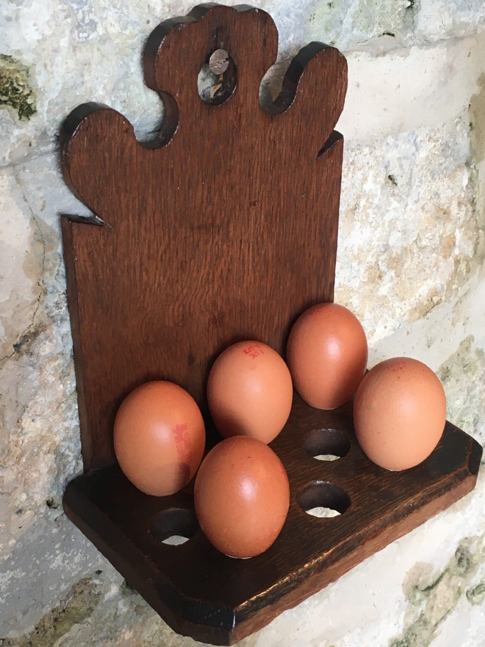 C19th spoon rack & 10 spoons View XVII