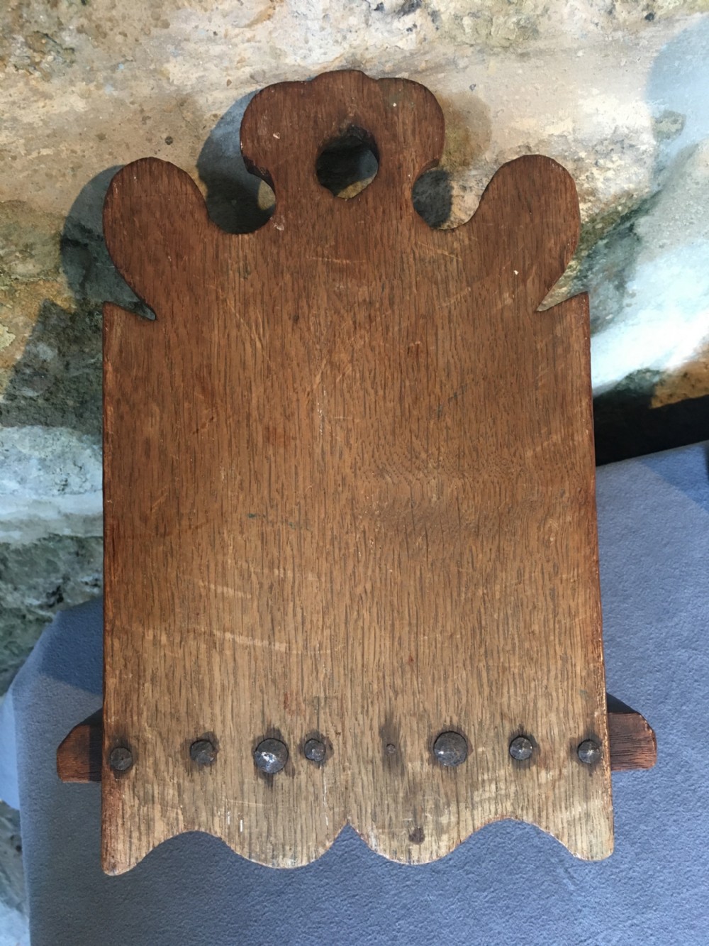 C19th spoon rack & 10 spoons View XX