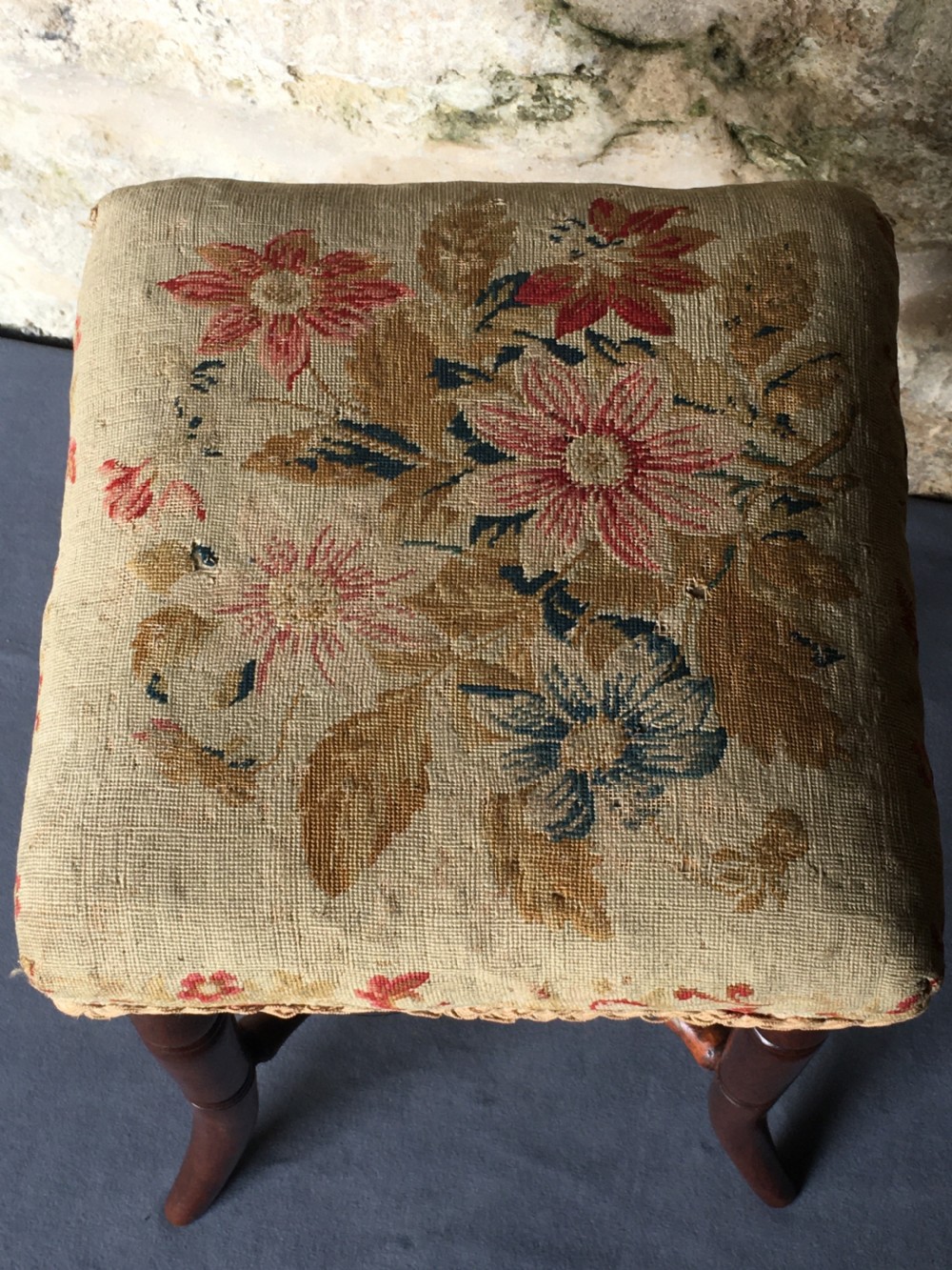 A beautiful dressing table stool View IX