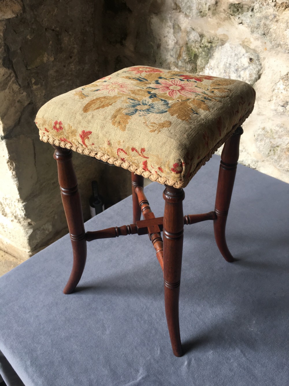 A beautiful dressing table stool View XI
